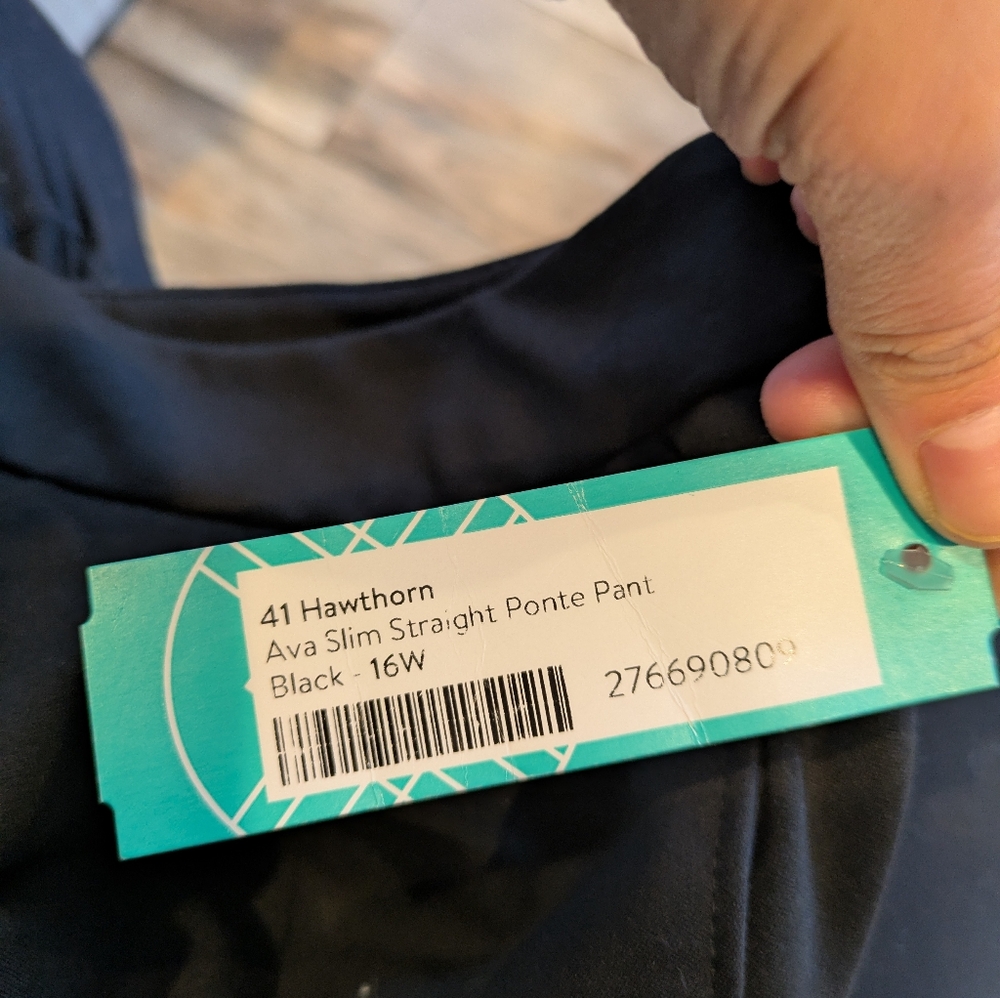 41 Hawthorne ava slim straight ponte pant - Picture 7 of 9